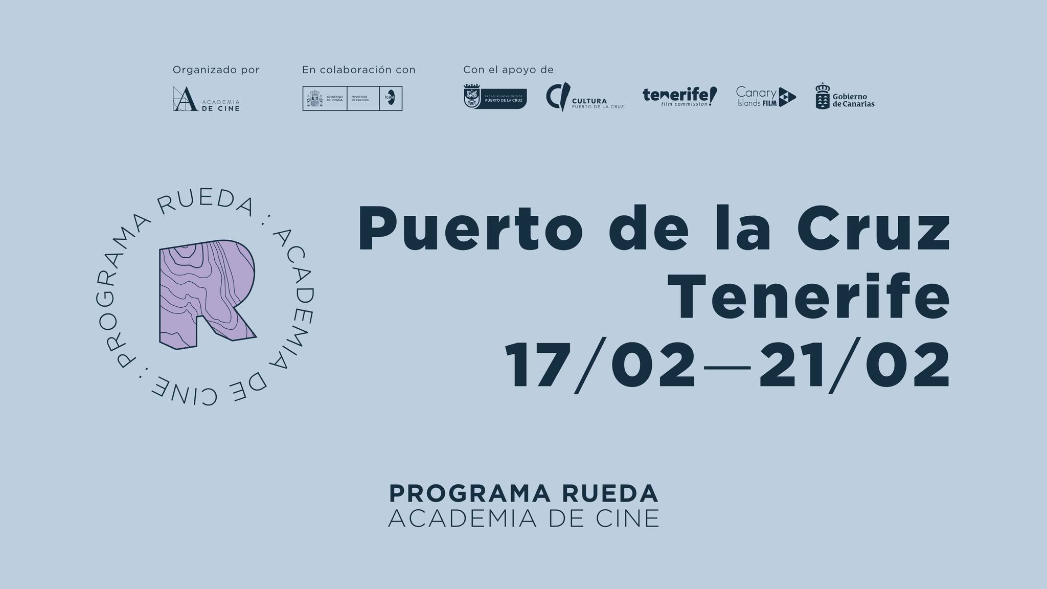 La Academia de Cine renueva su apuesta por Puerto de la Cruz como una de las sedes de su Programa Rueda