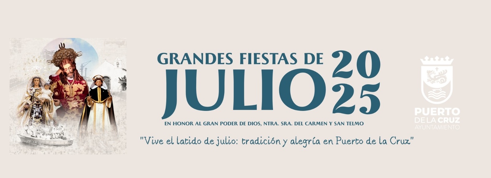 Más de un centenar de actos componen la extensa programación de las Grandes Fiestas de Julio 2025 en Puerto de la Cruz